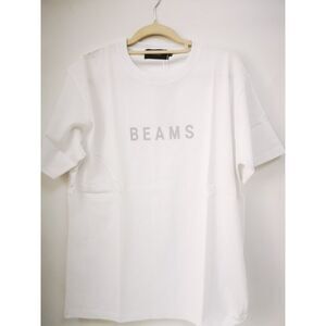 BEAMS White Short Sleeve T-Shirt Casual Pure Cotton Unisex